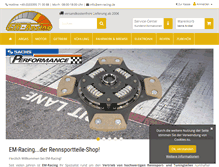 Tablet Screenshot of em-racing.de